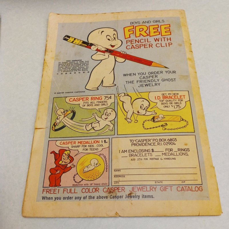 Richie Rich the Poor Little Rich Boy 101 Harvey 1971 silver age comics dot lotta