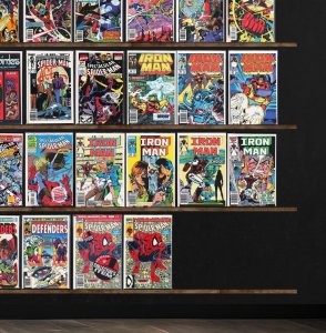 Huge Lot 140+ Comics with Iron Man, The Defenders, Spider-Man & More!