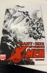 Giant-Size Astonishing X-Men Black and White Variant Joss whedon run (2008)1:100