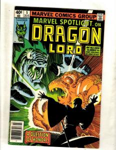 Marvel Spotlight On Dragon Lord # 5 VF Marvel Comic Book  WS9