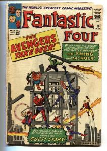 FANTASTIC FOUR #26 1964-MARVEL-AVENGERS cross over