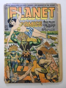 Planet Comics #31 (1944) Fire Priests of Orbit X! Fair Condition! Cover Loose