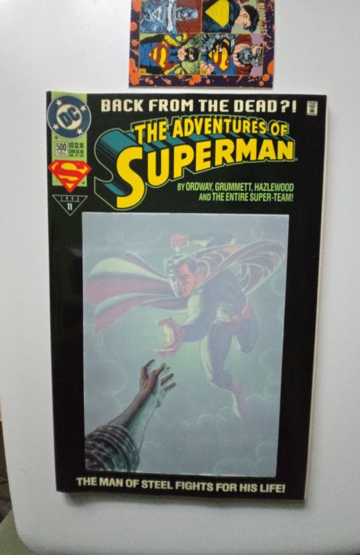 Adventures of Superman #500 Collector's Edition Cover (1993)