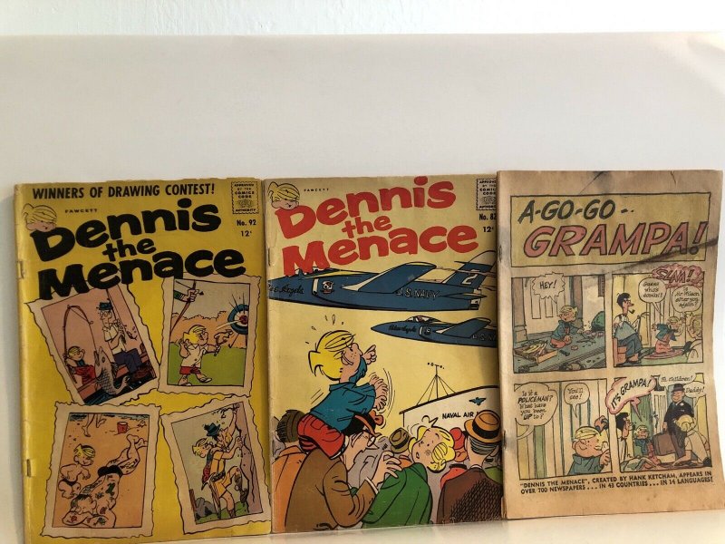 Dennis the Menace #82 , 92, And Cover less Mystery Issue