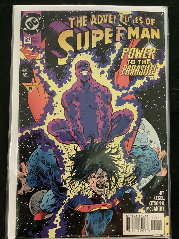 Adventures of Superman #512 Direct Edition (1994)