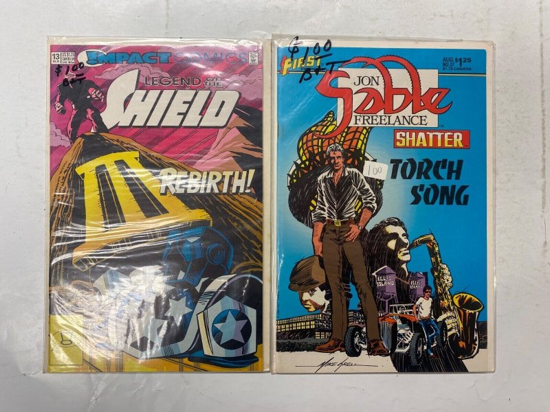 5 COMICO comic books Justice Machine Meta-4 Legend Shield Jon Sable 50 KM40