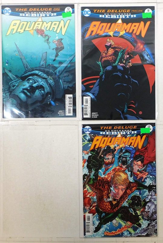 Aquaman Lot of 3 #11, 12, 13 (2017) DC Comics 1st Print Comic Books