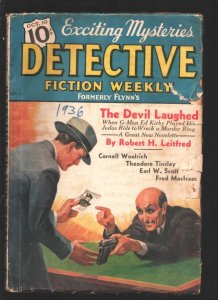 Detective Fiction Weekly 2/29/1936-Death in the Air by Cornell Woolrich-G-men