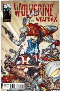 Wolverine Weapon X #12 Captain America FN