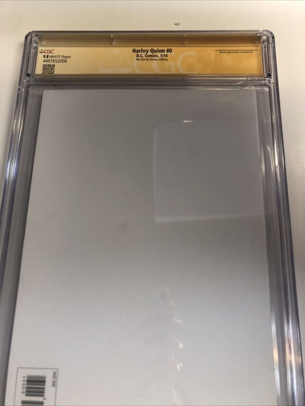 Harley Quinn (2014) # 0 (CGC 9.8 SS) Signed & Sketch Tim Vigil * DC Comics