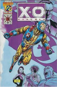 X-O MANOWAR 1/2 WIZARD NM 5.99 WITH CERTIFICATE