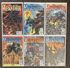 Black Panther #2,3,4,5,6,7 Marvel Knights 1st White Wolf Series 2 1998 Lot NM