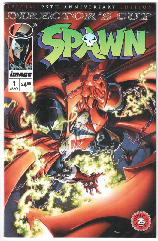 Spawn #1 Twenty-Fifth Anniversary Crain Cover (1992) Spawn [Key Issue]