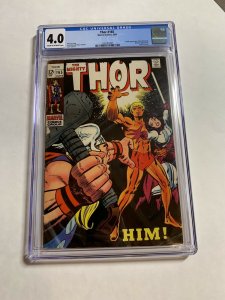 Thor 165 Cgc 4.0 Cr/ow Marvel Silver Age