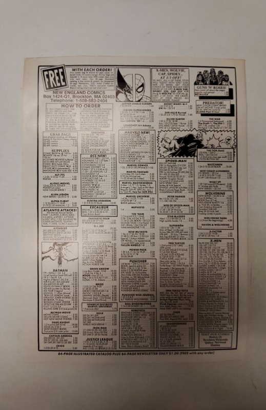 The Punisher Magazine #1 (1989) NM Marvel Comic Book J702