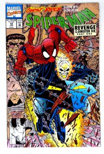 Spider-Man #18 (1991) Ghost Rider Sinister Six Marvel NM-