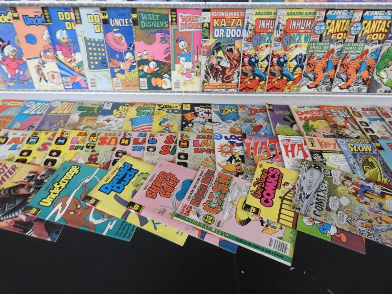 Huge lot 160+ Comics W/ EC Reprints, Uncle Scrooge,  Daredevil, +More Avg VG/FN