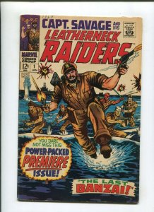 1968 CAPT SAVAGE & HIS LEATHERNECK RAIDERS #1 (6.0) THE LAST BANZAI!