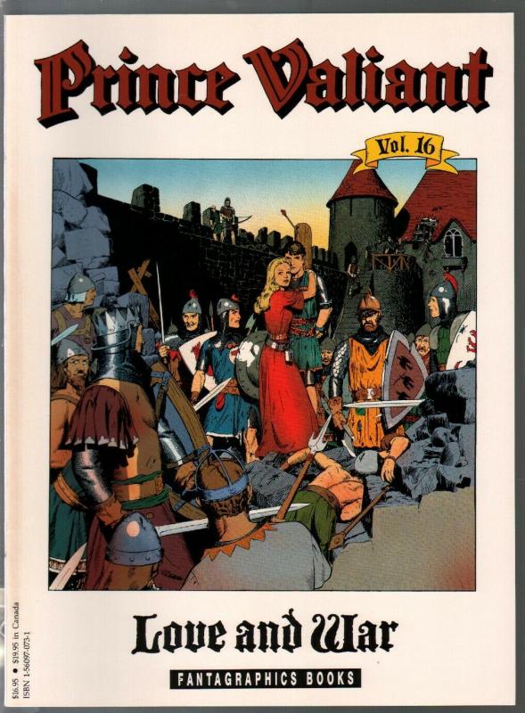 Prince Valiant #16c1990-Fantagraphics-color reprint-Hal Foster-Love & War-VF