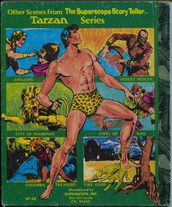 Tarzan Book ST-42Fire Gods-Burne Hogarth art-hardback-G