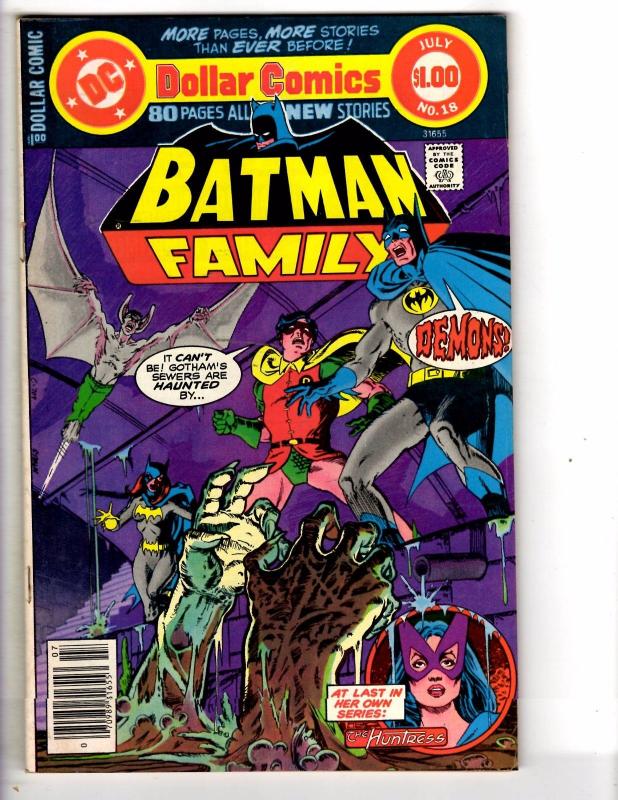 Batman Family # 18 VF DC Comic Book Robin Batgirl Huntress Joker Pengiun J149