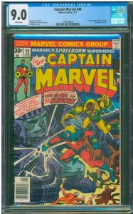 Captain Marvel 48 CGC 9.0 2731 Marvel 1977