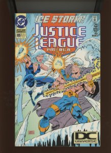 (1994) Justice League America #85: DC UNIVERSE LOGO (FRONT COVER)! (8.5/9.0)