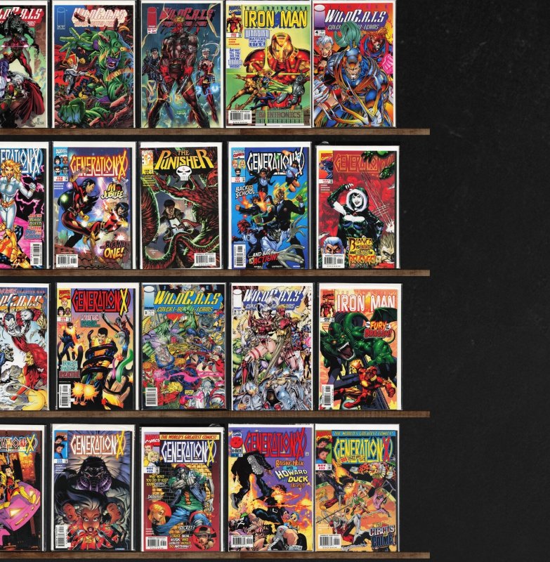 Huge Lot 130+ Comics with Generation X, X-Factor, X-Men Unlimited & More!