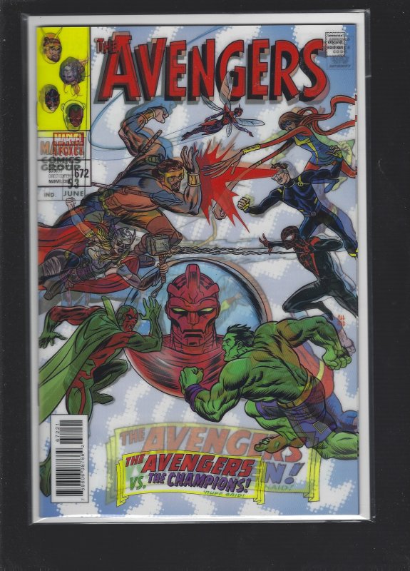 Avengers #672 Lenticular Cover