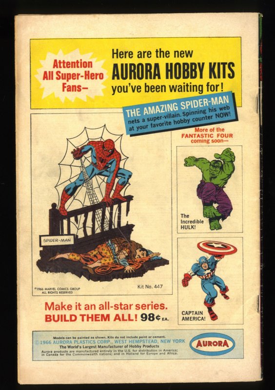 Amazing Spider-Man #44 VG+ 4.5 2nd Lizard!