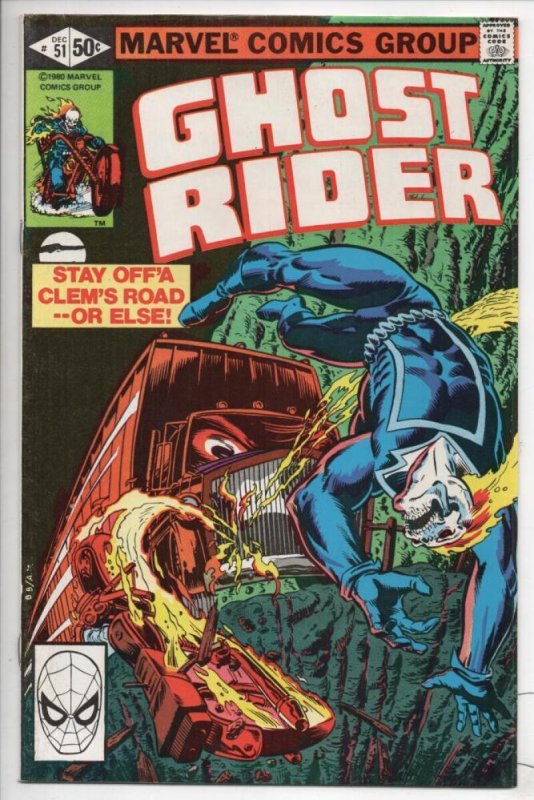 GHOST RIDER #51, VF/NM, Motocycle vs Semi, Movie, 1973, Diesel of Doom