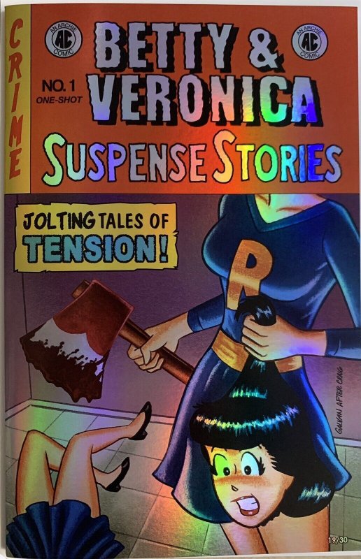 Betty & Veronica Suspense Stories One Shot | Horror Homage | FOIL LTD. TO 30