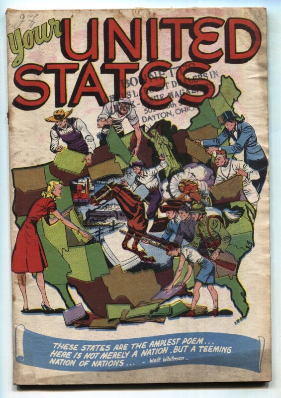 Your United States #1--1946--Seduction of The Innocent--Golden-Age --comic book