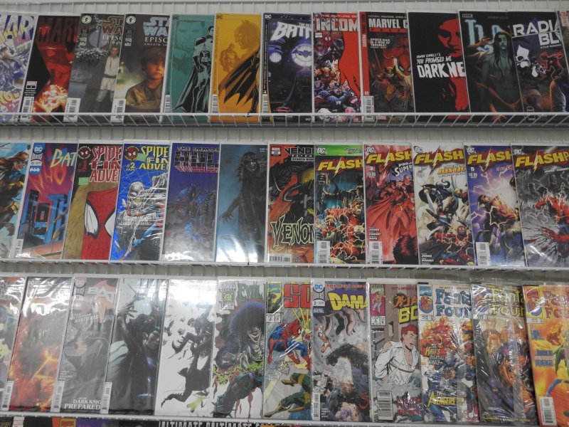 Huge Lot 150+ Comics W/ Flash, Spider-Man, Batman+ Avg VF Condition!