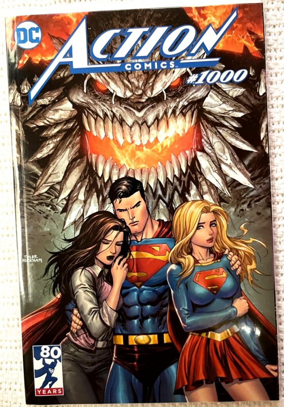 ?~DC~ACTION COMICS #1000~?~TYLER KIRKHAM TRADE & VIRGIN SET~UNKNOWN COMICS~?