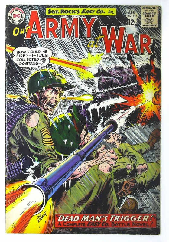 Our Army at War (1952 series) #141, VG+ (Actual scan)