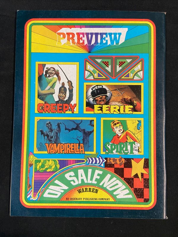 EERIE A WARREN MAGAZINE #58 JULY 1974 FN/VF