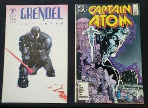 GRENDEL 16PC (VF)CAPTAIN ATOM ISSUE #2 INCLUDED, WAR CHILD, DEVIL'S LASH 1981-93