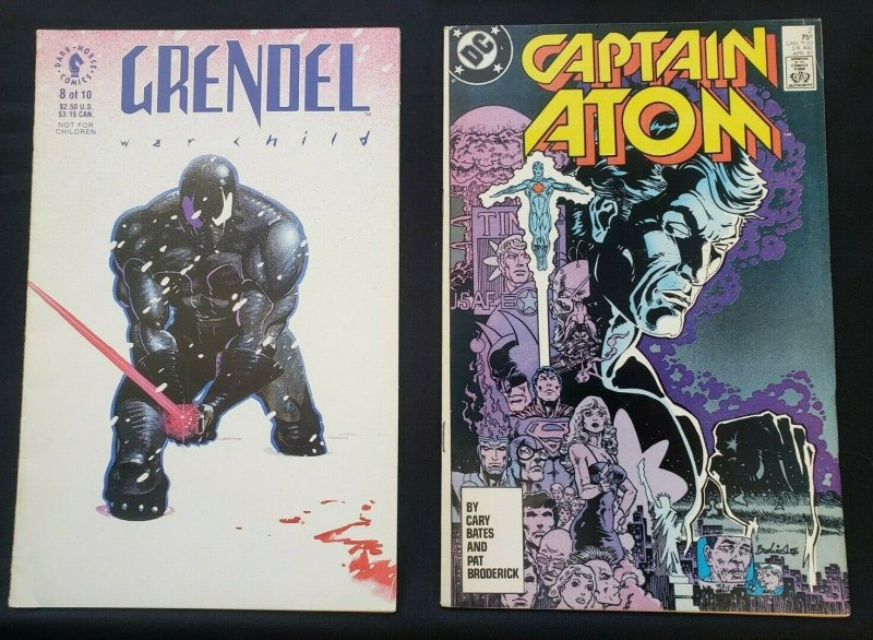 GRENDEL 16PC (VF)CAPTAIN ATOM ISSUE #2 INCLUDED, WAR CHILD, DEVIL'S LASH 1981-93