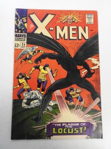 The X-Men #24 (1966) VG Condition 1/2 in tear fc