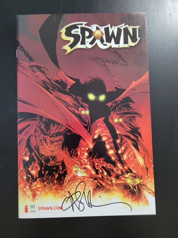 Spawn 111 Autographed by Angel Medina Image Comics 2001 Todd McFarlane Capullo