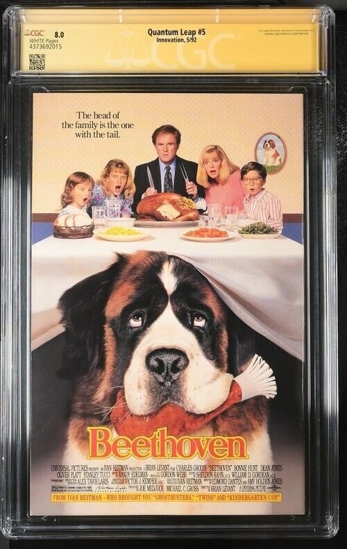 Quantum Leap (1992) # 5 (CGC 8.0 SS) signed & Creator & Ziggy Deborah Pratt