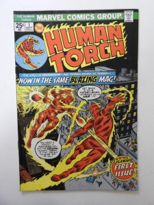 The Human Torch #1  (1974) FN- Condition! ink back cover