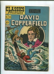 CLASSICS ILLUSTRATED #48 (7.0) DAVID COPPERFIELD 1ST PRINT