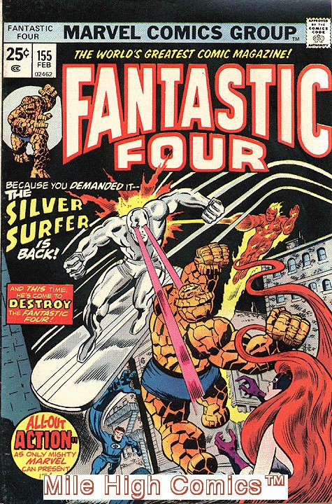 FANTASTIC FOUR  (1961 Series)  (MARVEL) #155 Fair Comics Book