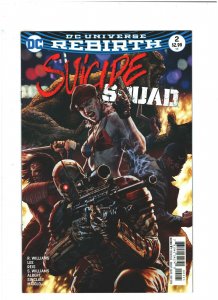Suicide Squad #2 VF/NM 9.0 DC Comics Rebirth 2016 Bermejo Variant, Harley Quinn