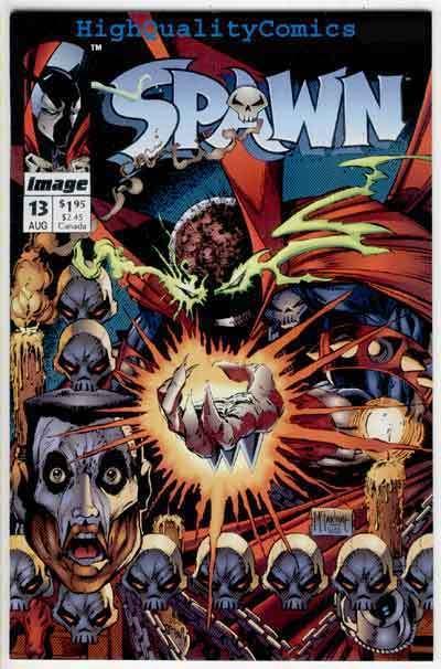 SPAWN #13, NM-, Todd McFarlane, FlashBack, Image 