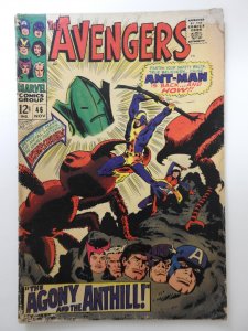 The Avengers #46 (1967) The Agony and The Anthill! Solid VG- Condition!