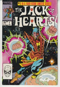 Jack of Hearts(mini-series, 1983) # 1  The Future Avenger in his own Series