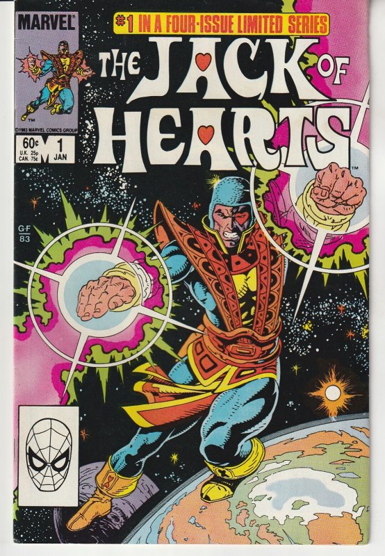 Jack of Hearts(mini-series, 1983) # 1  The Future Avenger in his own Series